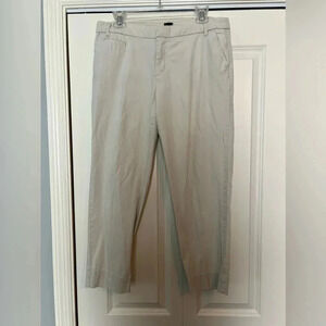 Patagonia Womens Stretch All Wear Organic Cotton Cream-Colored Pants SZ 12